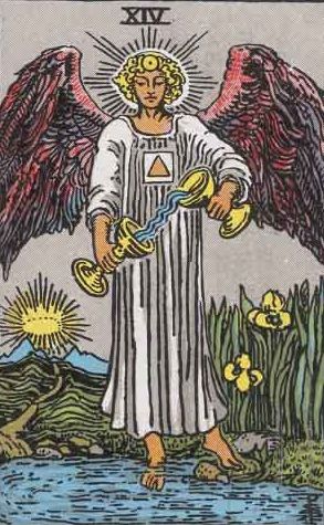 Tarotkarte Mässigkeit