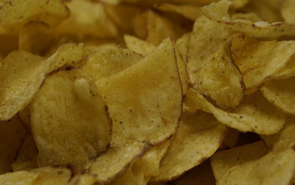 Selbstgemachte Kartoffelchips