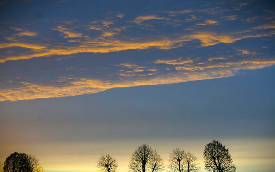 Der Himmel in der Wintersonnenwende